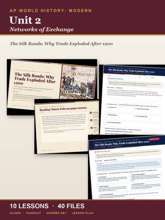 AP World History Unit 2: Networks of Exchange cover