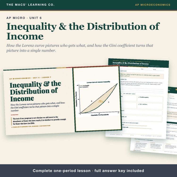 AP Micro Inequality Lesson cover