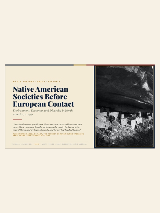 APUSH Native American Societies current product preview 3