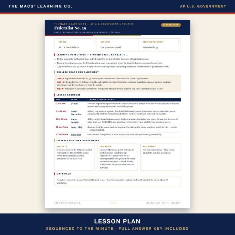 Federalist No. 39 current product preview 4